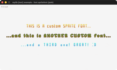 font-spritefont