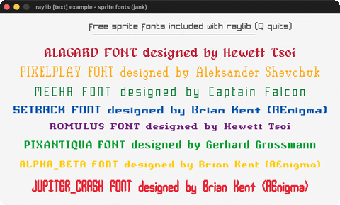 sprite-fonts